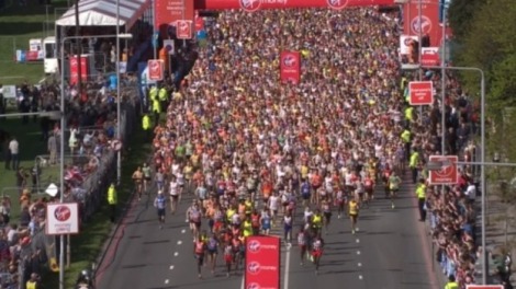 35,868 runners achieved their goal and crossed the London Marathon finish line in 2014.